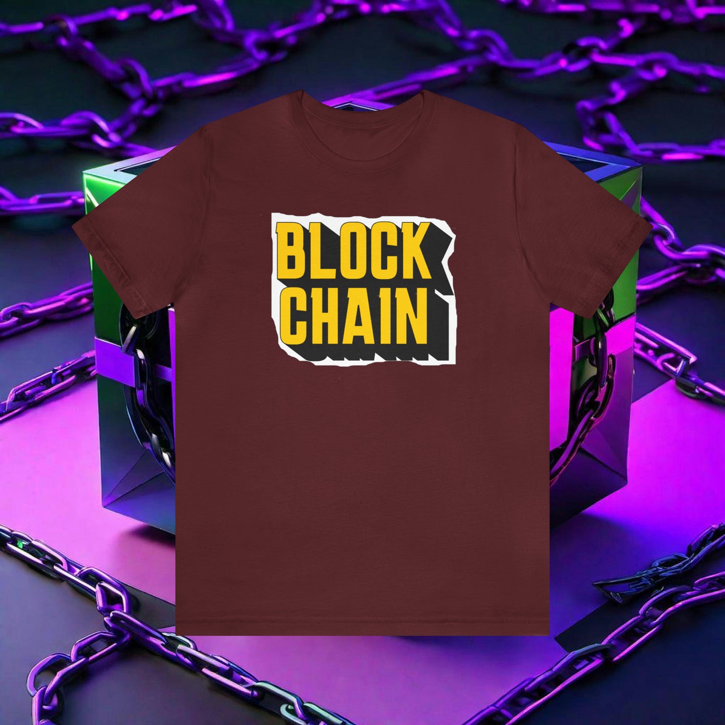 BLOCKCHAIN SCRAP TEE