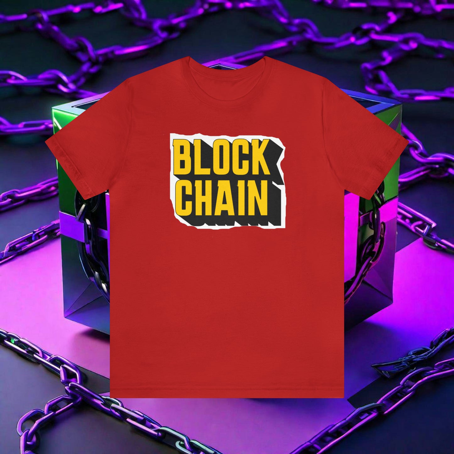 BLOCKCHAIN SCRAP TEE