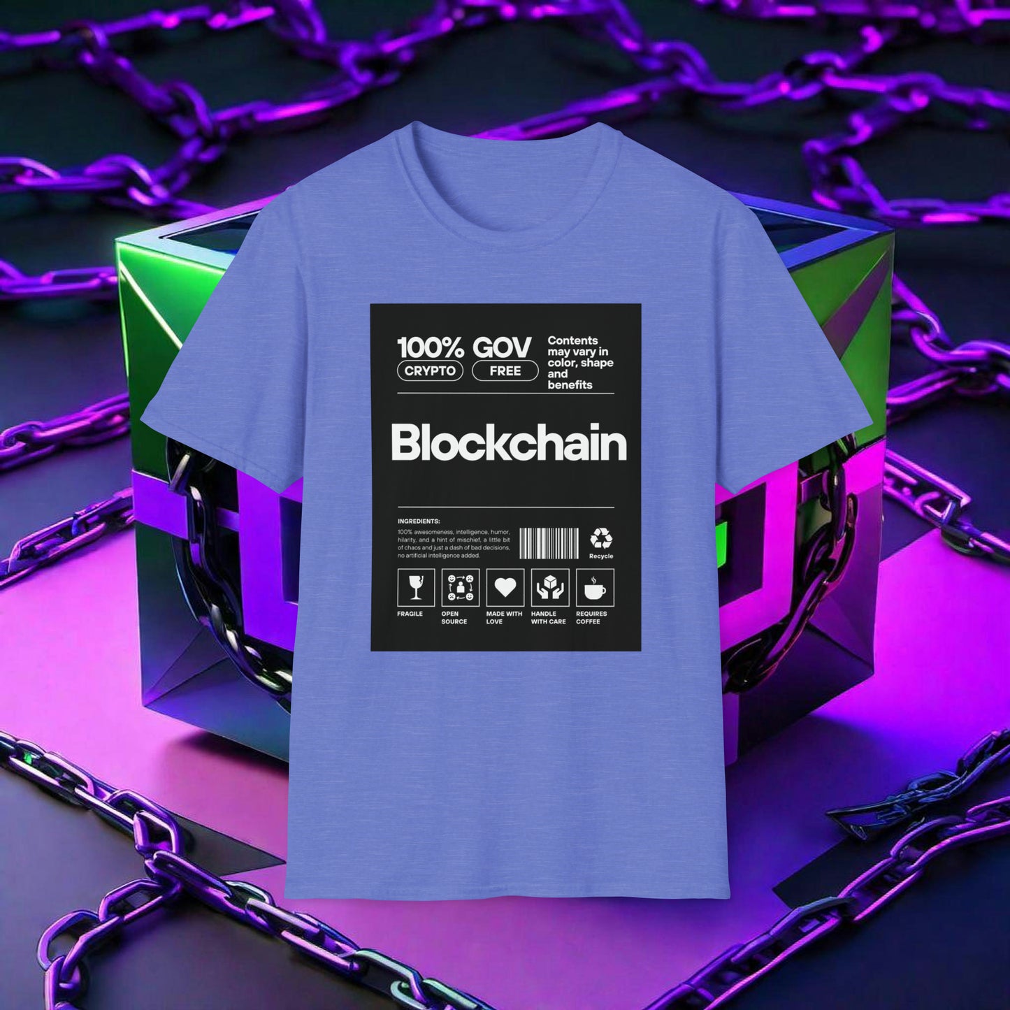 BLOCKCHAIN LABEL TEE