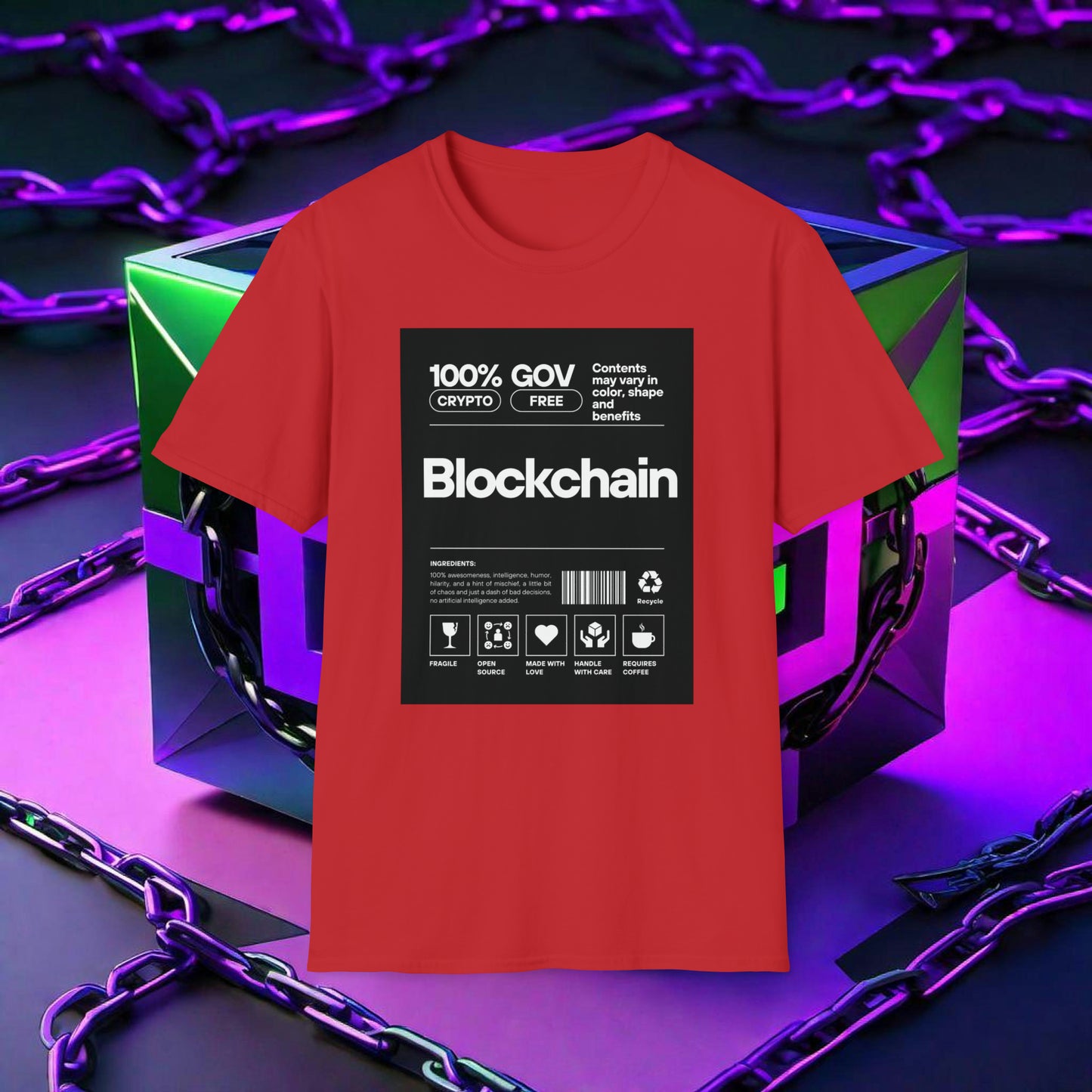 BLOCKCHAIN LABEL TEE