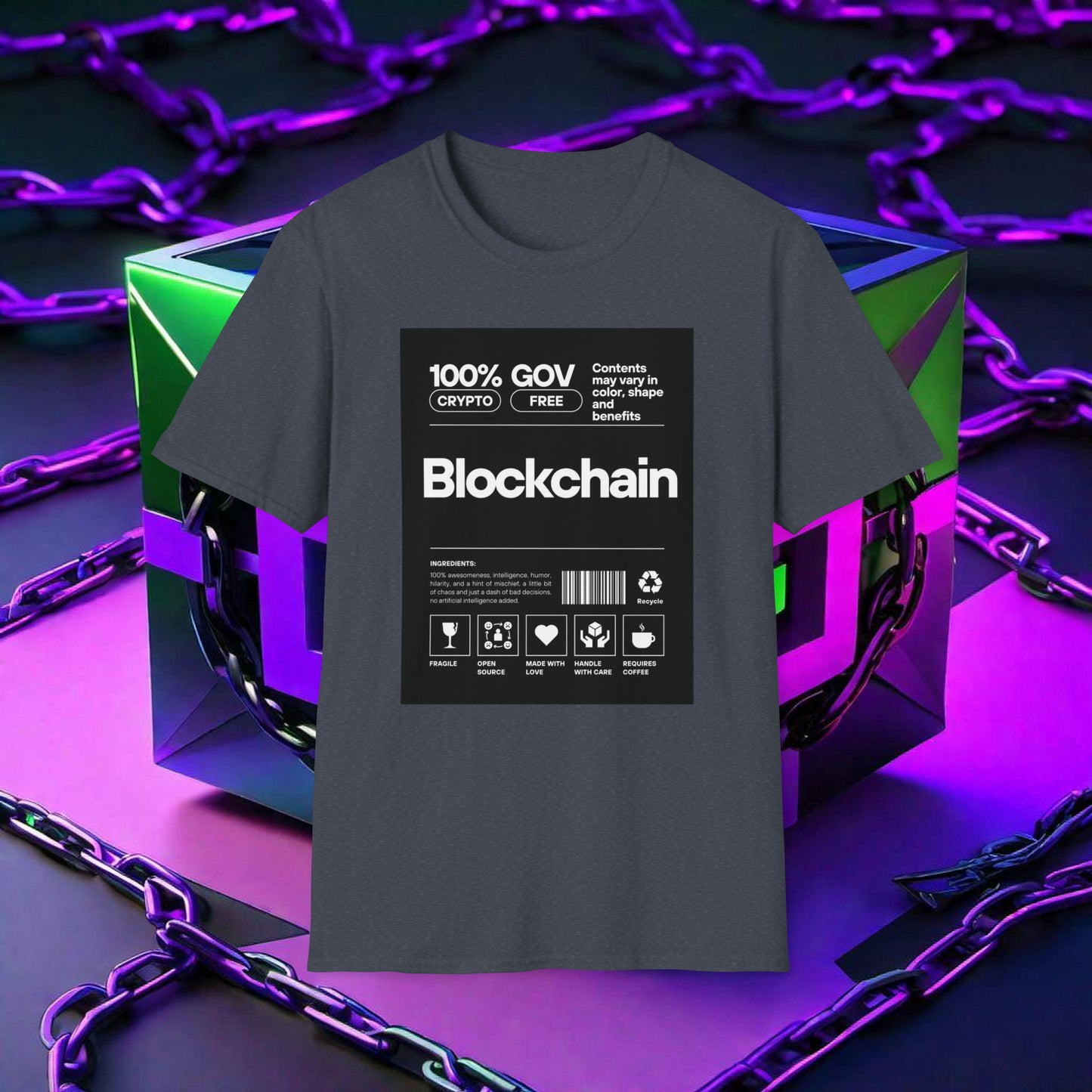 BLOCKCHAIN LABEL TEE