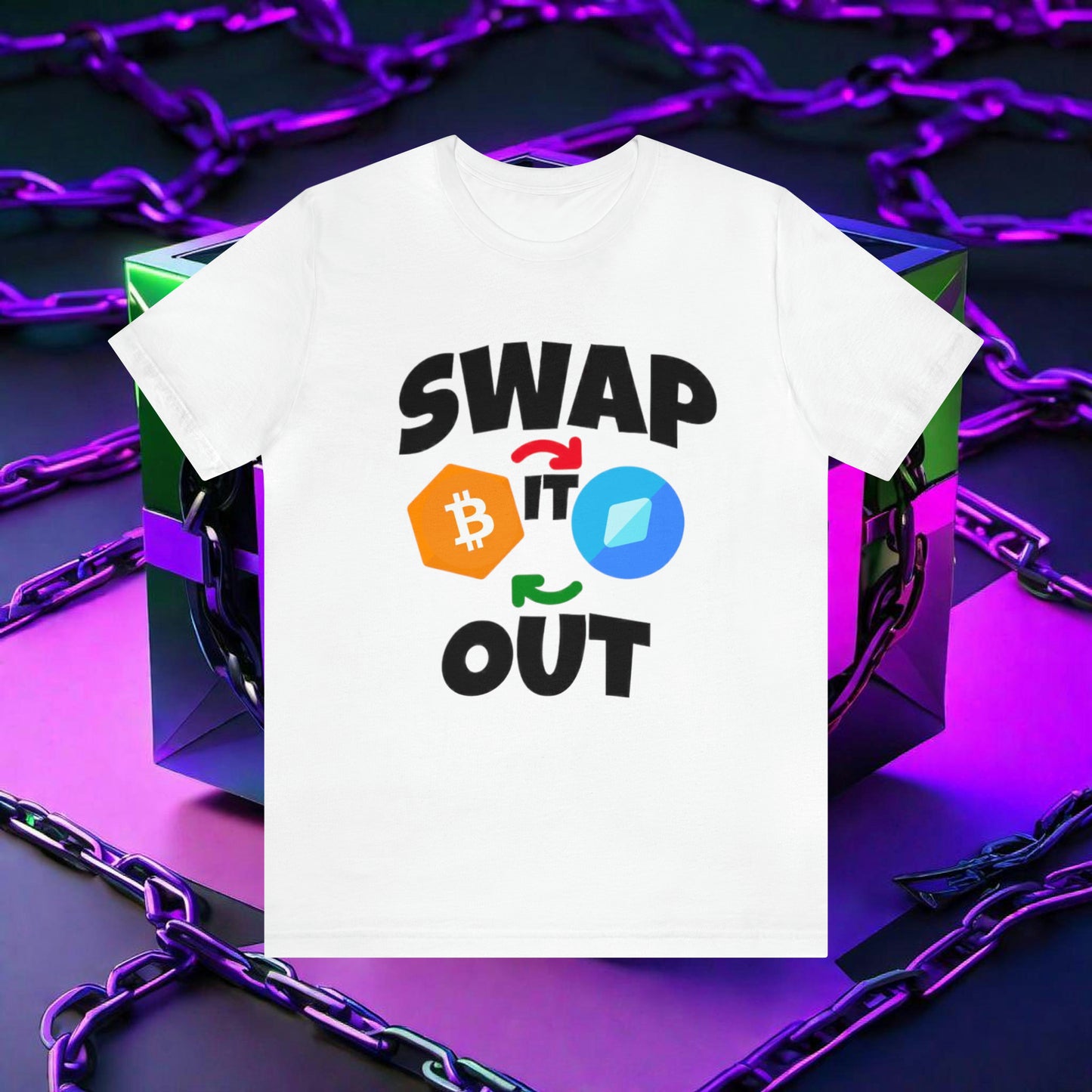 SWAP IT OUT TEE BLK