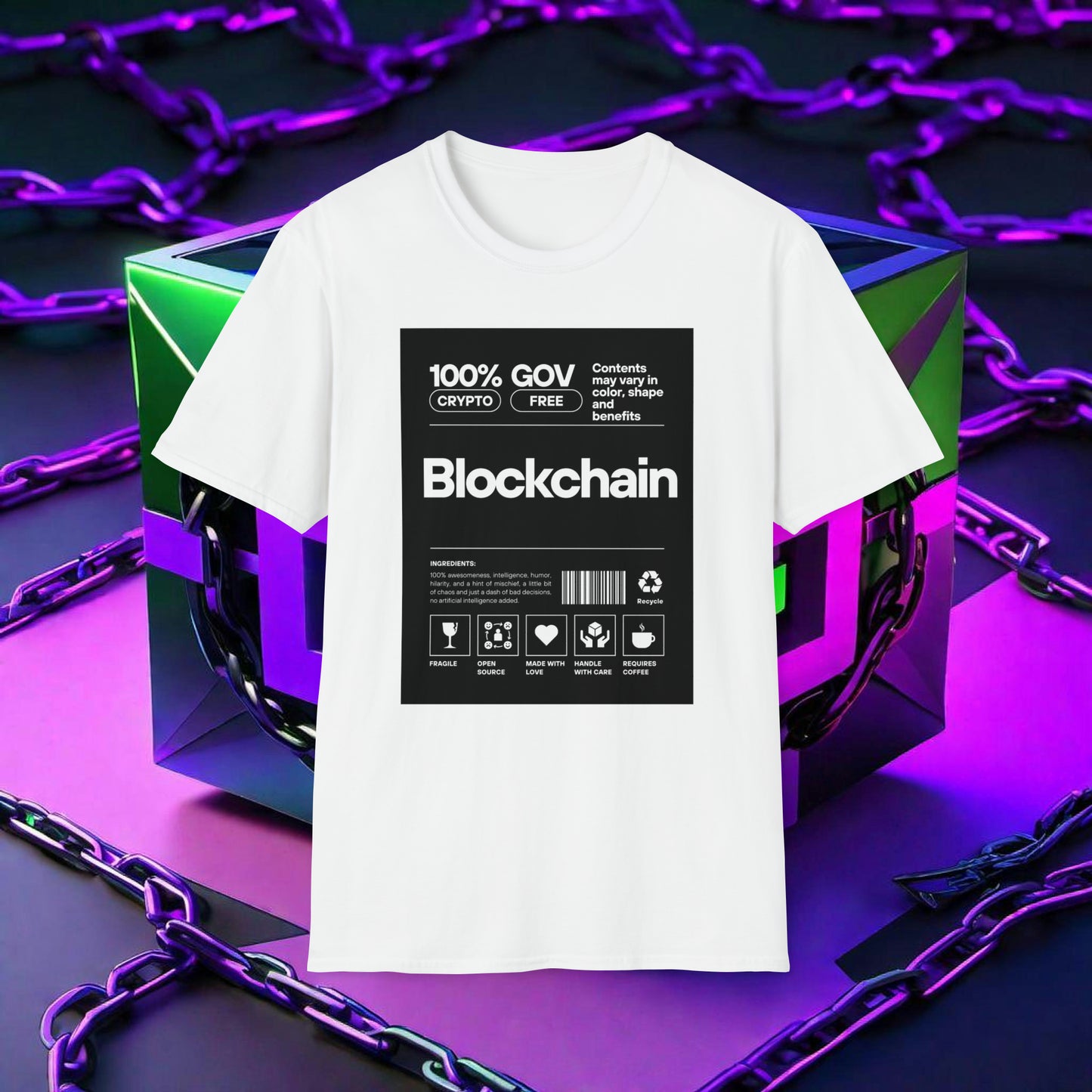 BLOCKCHAIN LABEL TEE