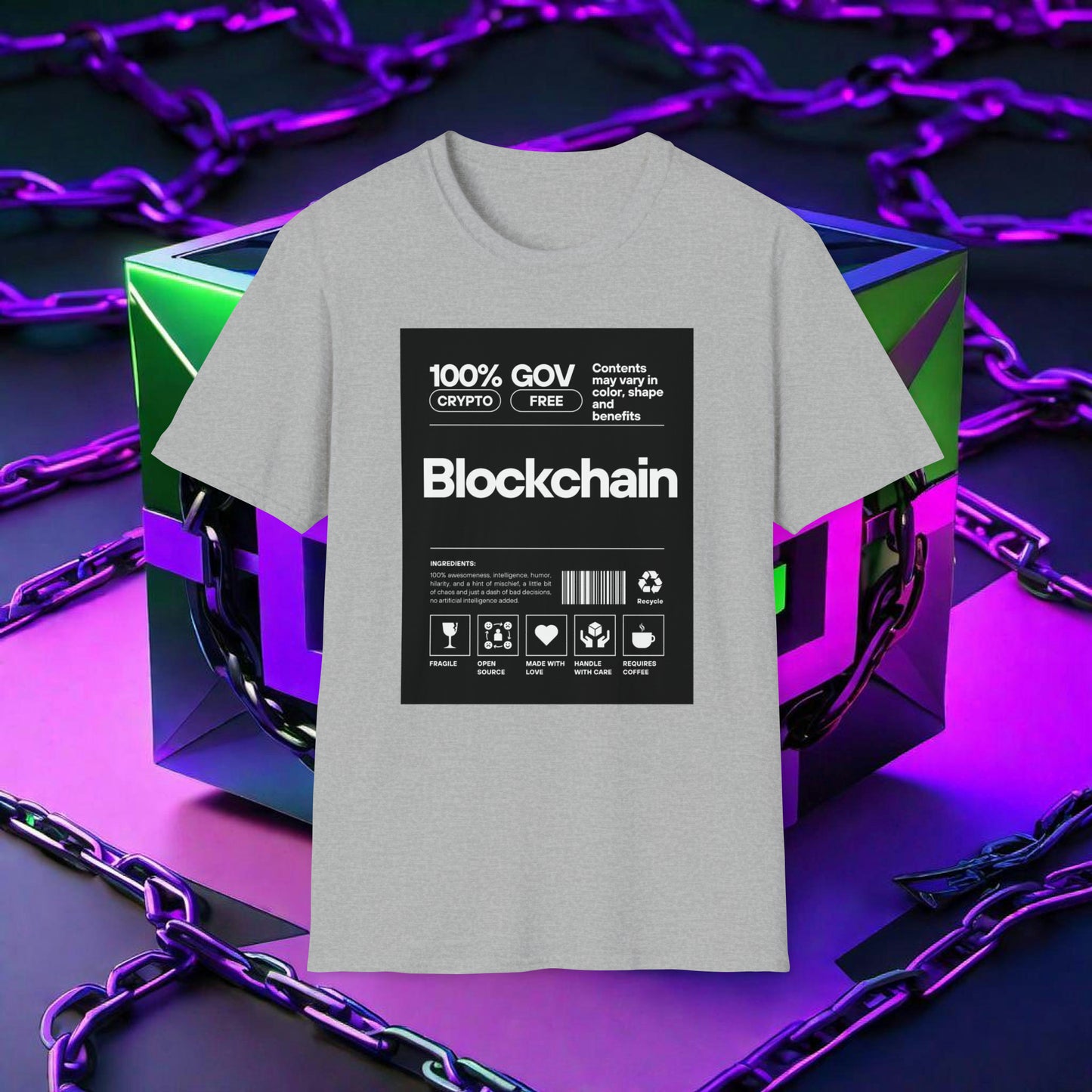 BLOCKCHAIN LABEL TEE