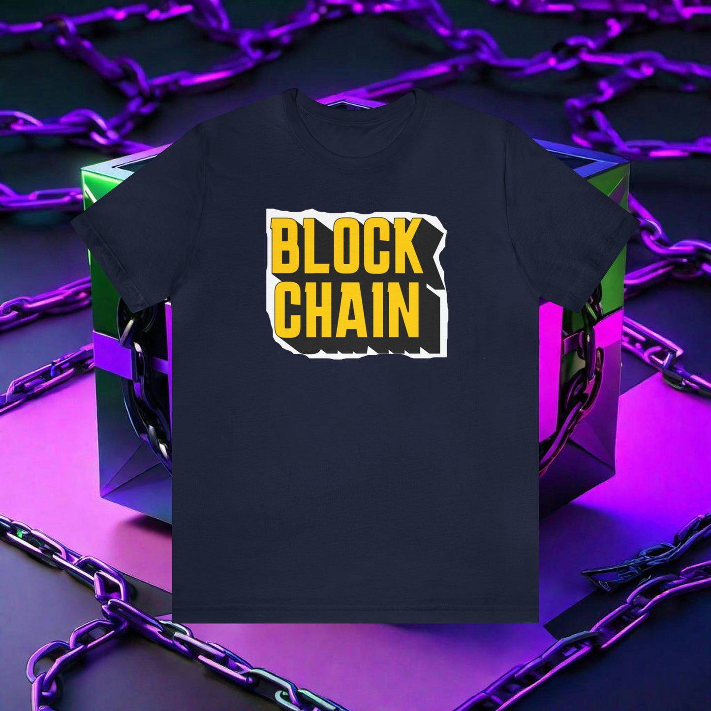 BLOCKCHAIN SCRAP TEE