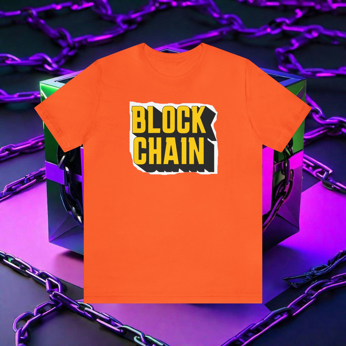 BLOCKCHAIN SCRAP TEE