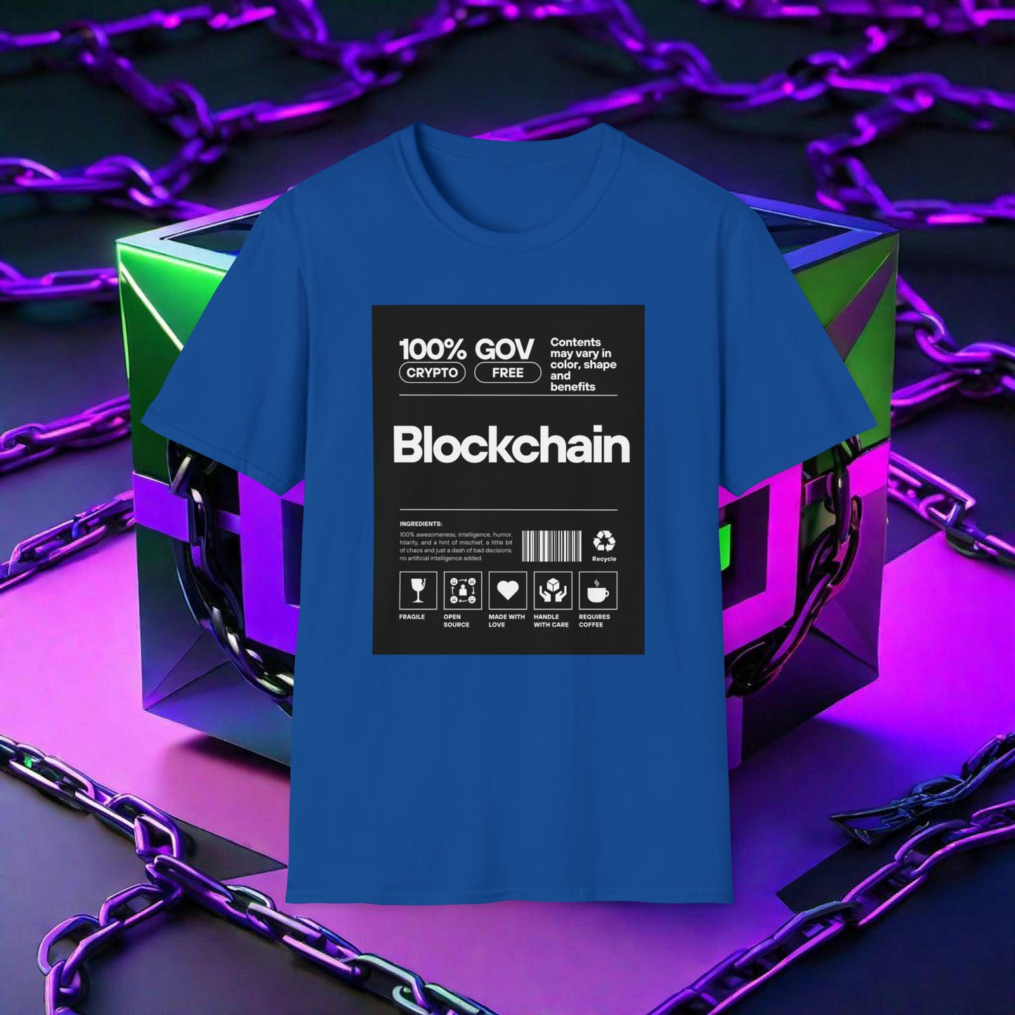 BLOCKCHAIN LABEL TEE