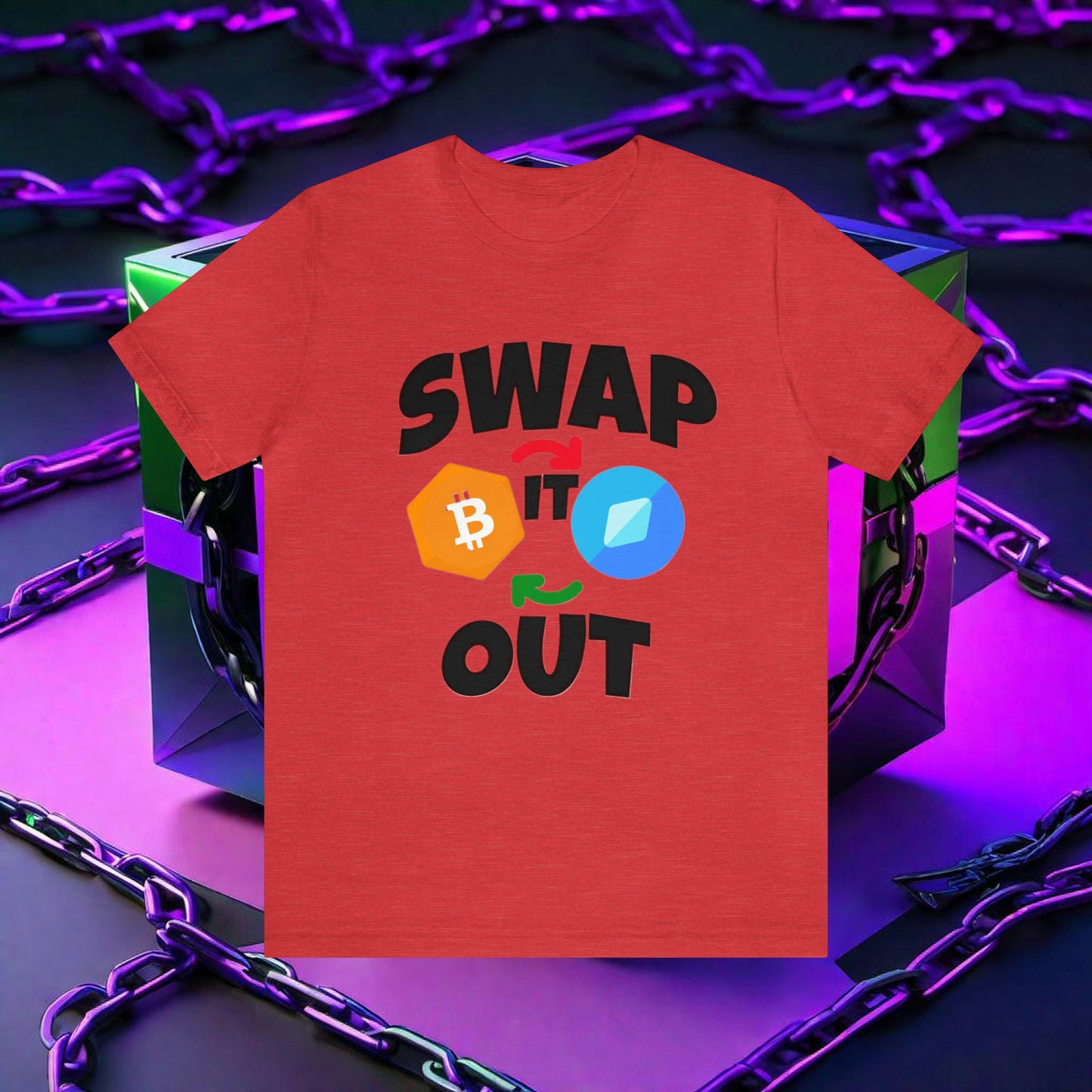 SWAP IT OUT TEE BLK