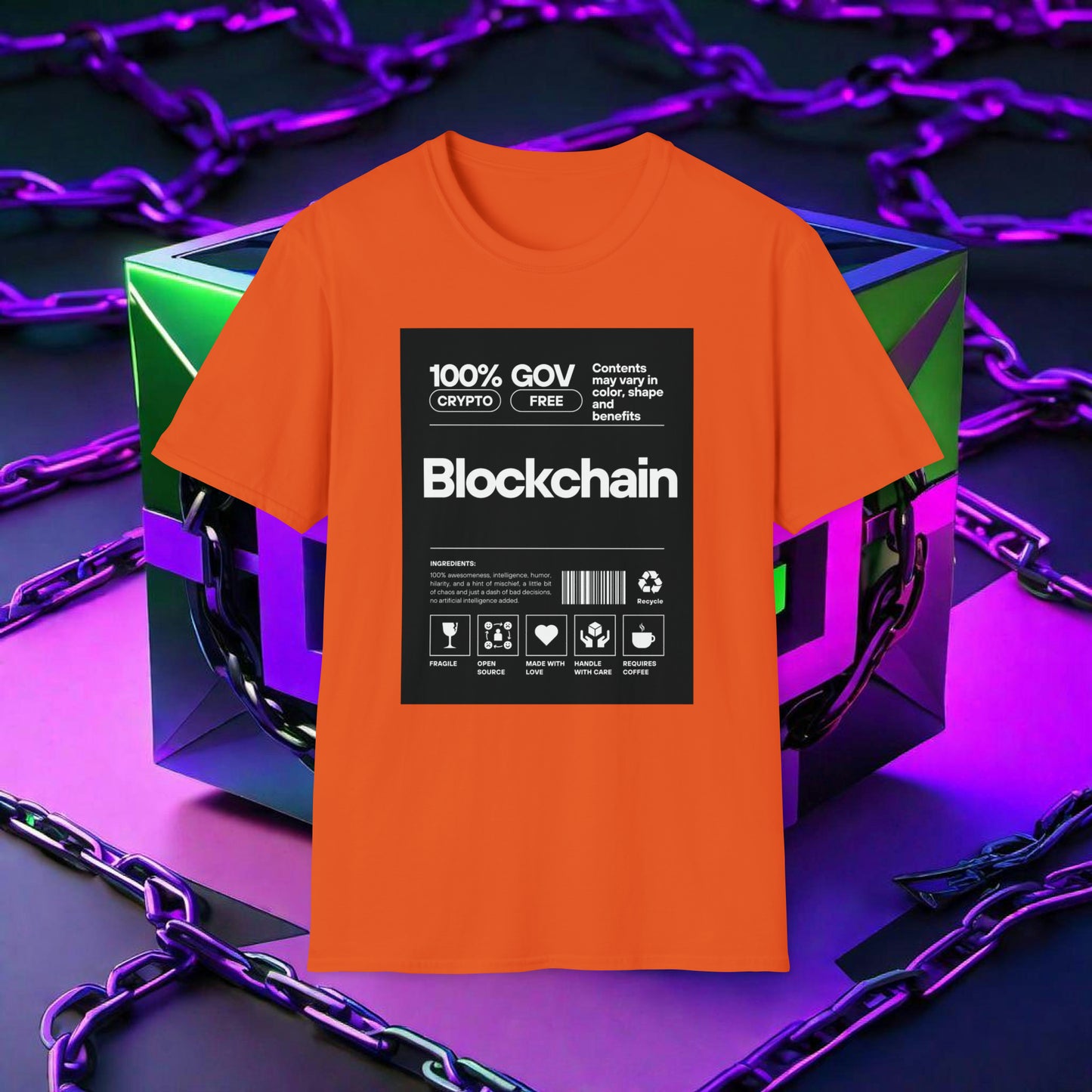 BLOCKCHAIN LABEL TEE