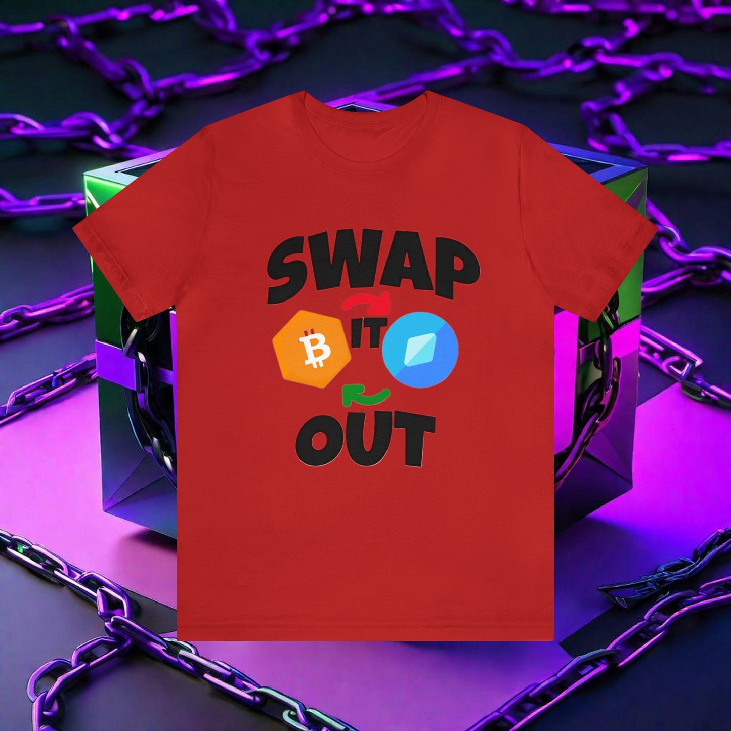 SWAP IT OUT TEE BLK