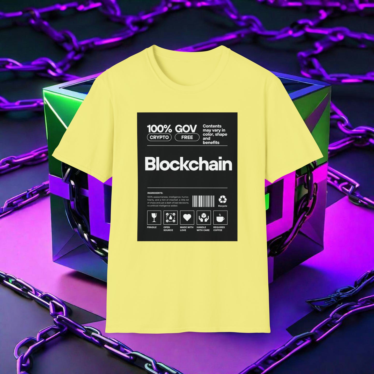 BLOCKCHAIN LABEL TEE