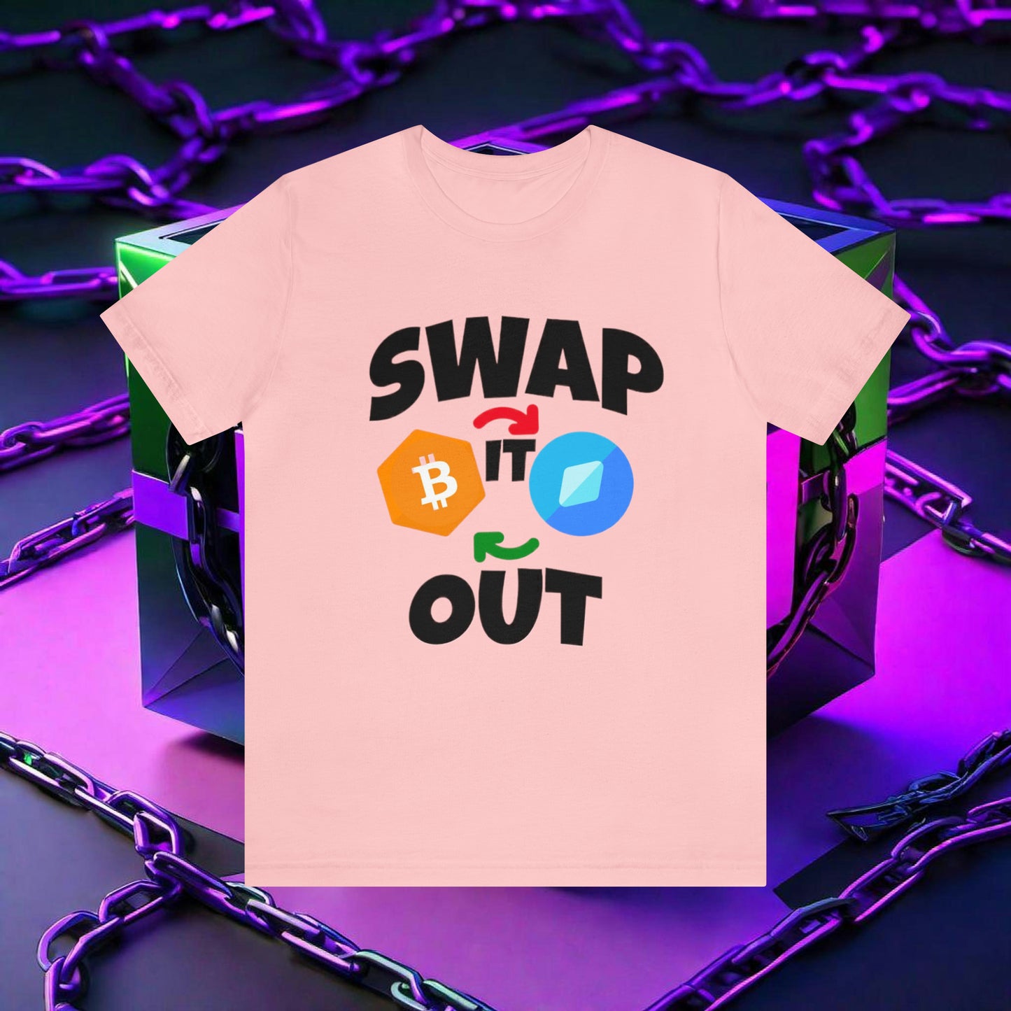 SWAP IT OUT TEE BLK