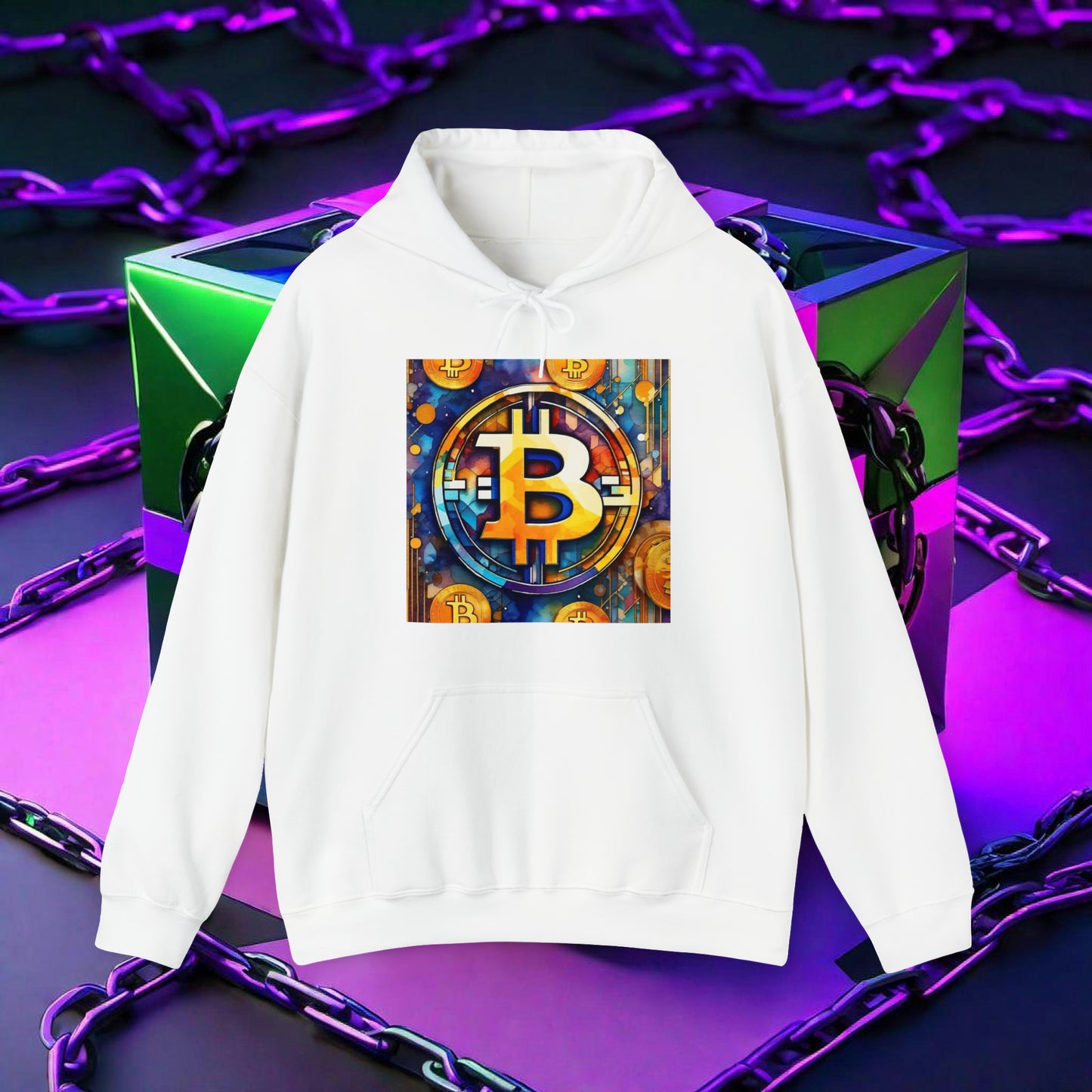 BITCOIN ABSTRACT HOODIE